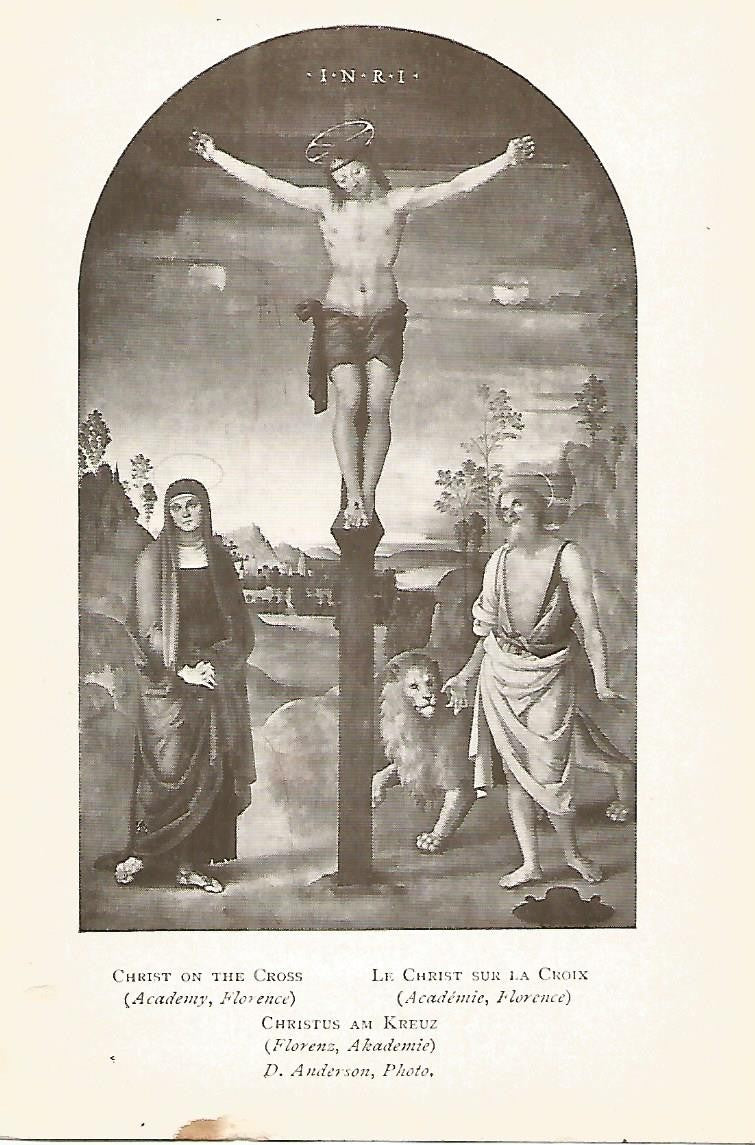 Lamina 203: PERUGINO. Cristo en la cruz