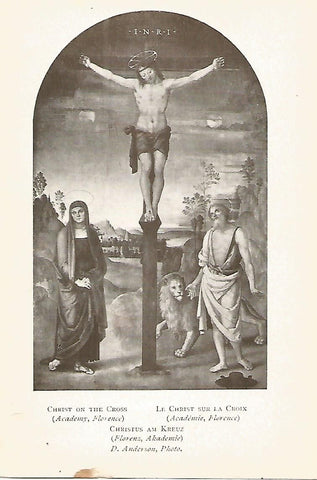 Lamina 203: PERUGINO. Cristo en la cruz