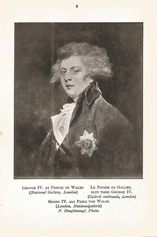 Lamina 223: REYNOLDS. Jorge IV como principe de Gales