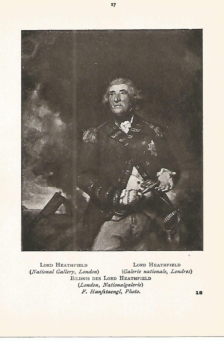 Lamina 227: REYNOLDS. Lord Heathfield