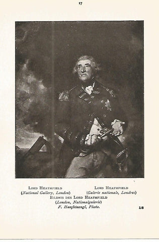 Lamina 227: REYNOLDS. Lord Heathfield