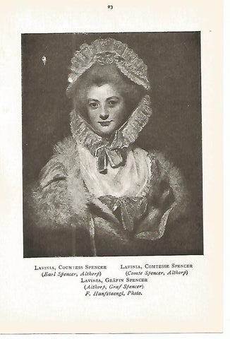 Lamina 230: REYNOLDS. Lavinia Condesa Spencer