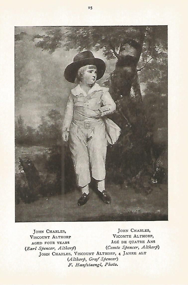 Lamina 231: REYNOLDS. John Charles Vizconde Althorp con 4 años