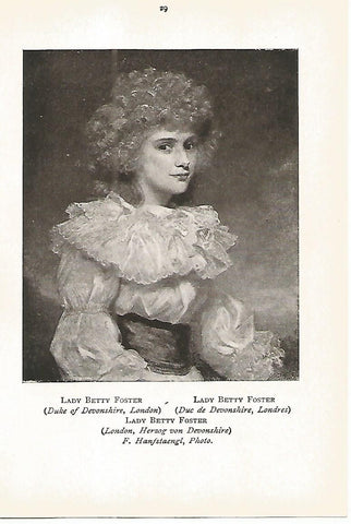 Lamina 233: REYNOLDS. Lady Betty Foster