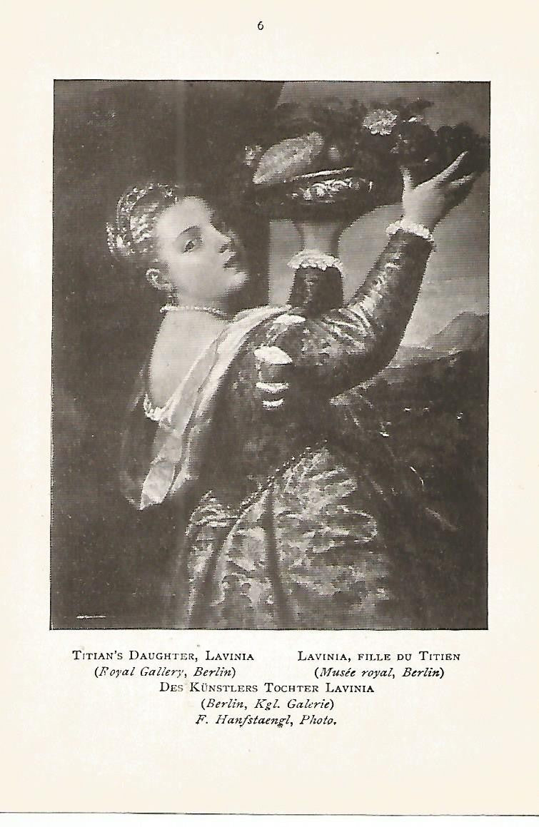 Lamina 252: TIZIANO. Lavinia la hermana del artista