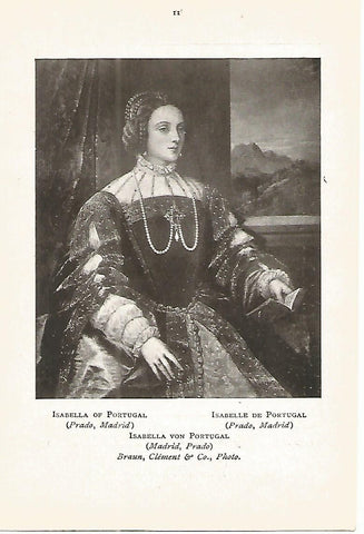 Lamina 255: TIZIANO. Isabel de Portugal