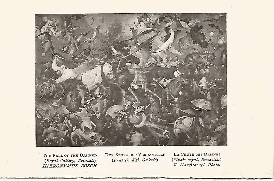 Lamina 282: HYERONOMUS BOSCH. La caida de los condenados