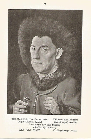 Lamina 292: JAN VAN EYCK. Hombre con claveles