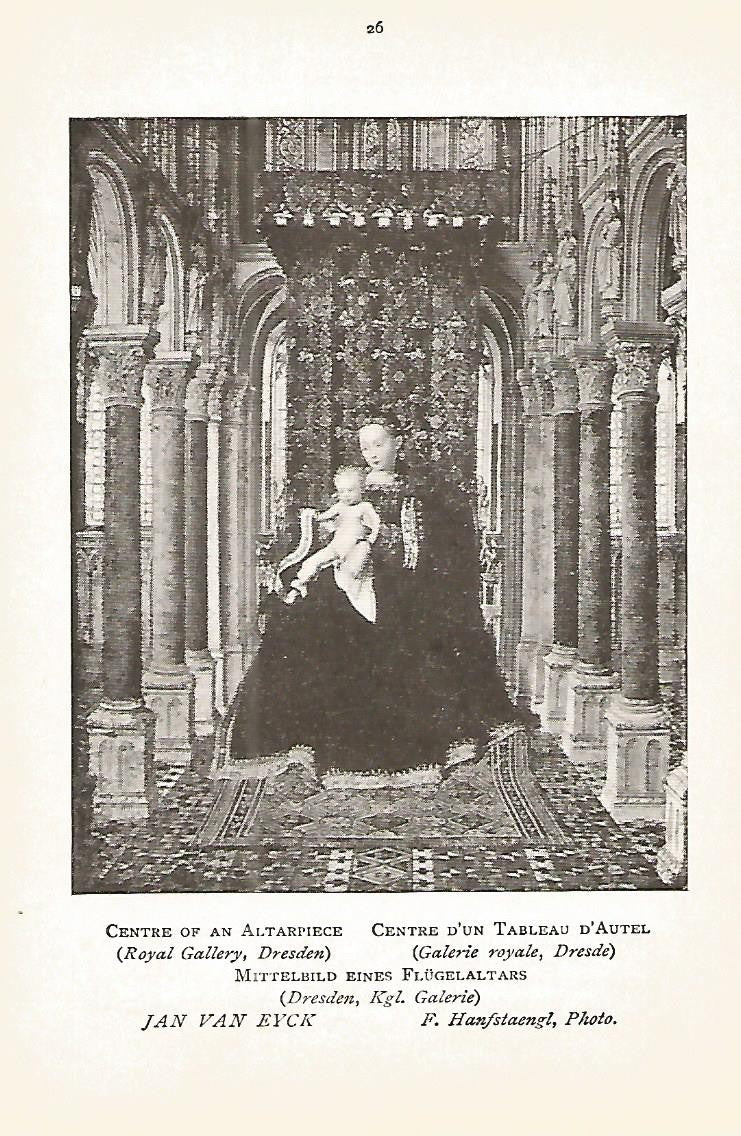 Lamina 293: JAN VAN EYCK. Centro de un retablo