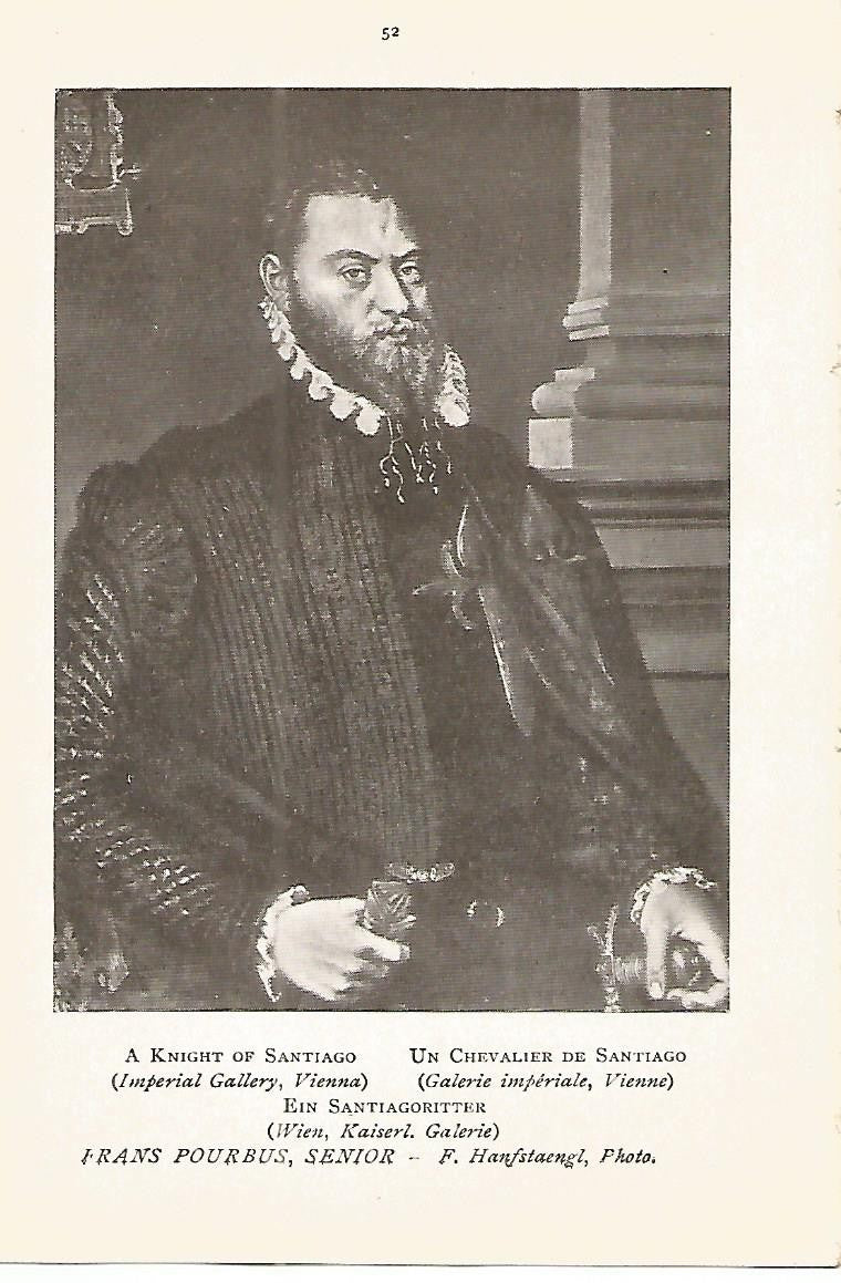 Lamina 306: POURBUS. Caballero de Santiago