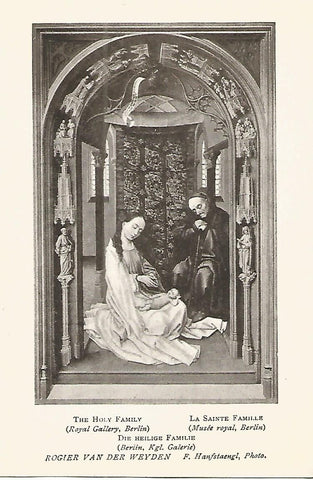 Lamina 311: VAN DER WEYDEN. La Sagrada Familia