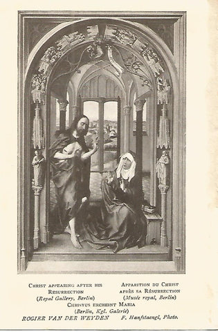 Lamina 312: VAN DER WEYDEN. Cristo apareciendo despues de resucitar