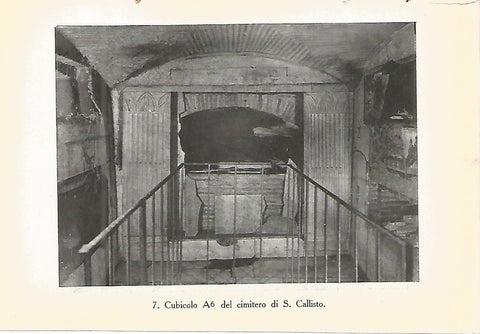 Lamina 442: CATACUMBAS DE ROMA. Cubiculo A6 del cemneterio de San Calixto