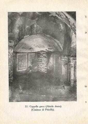 Lamina 452: CATACUMBAS DE ROMA. Abside de la Capilla Griega. Cementerio de Priscilla