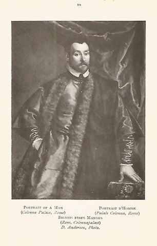 Lamina 466: VERONESE. Retrato de hombre