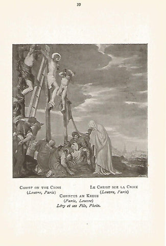 Lamina 481: VERONESE. Cristo en la cruz