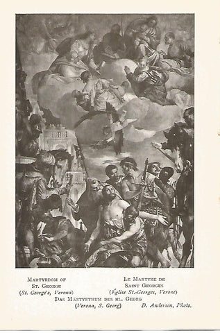 Lamina 487: VERONESE. Martirio de San Jorge
