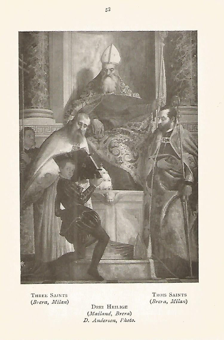 Lamina 490: VERONESE. Tres santos