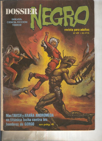 Dossier Negro numero 128 (numerado 1 en trasera)