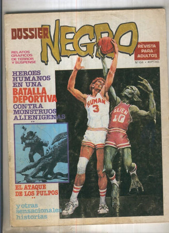 Dossier Negro numero 106 (numerado 2 en trasera)