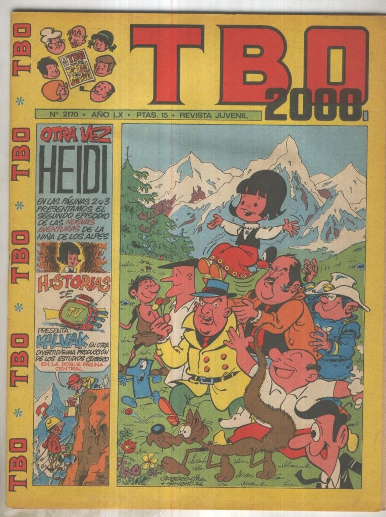 TBO 2000 numero 2170: Otra vez Heidi por cubero