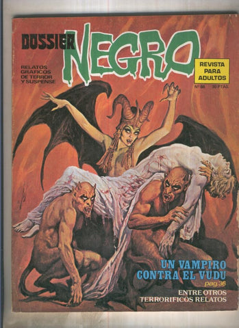 Dossier Negro numero 066 (numerado 1 en trasera)