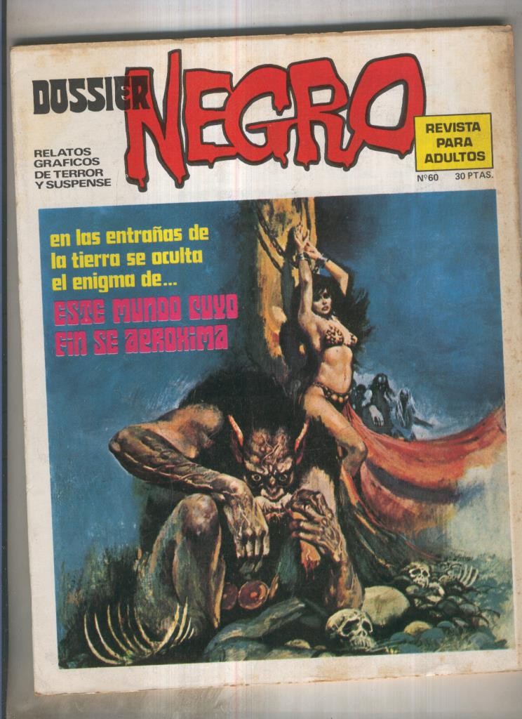 Dossier Negro numero 060 (numerado 2 en trasera)