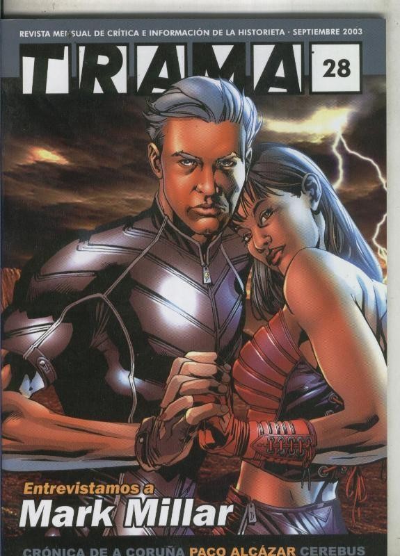 Trama revista mensual de comic numero 28