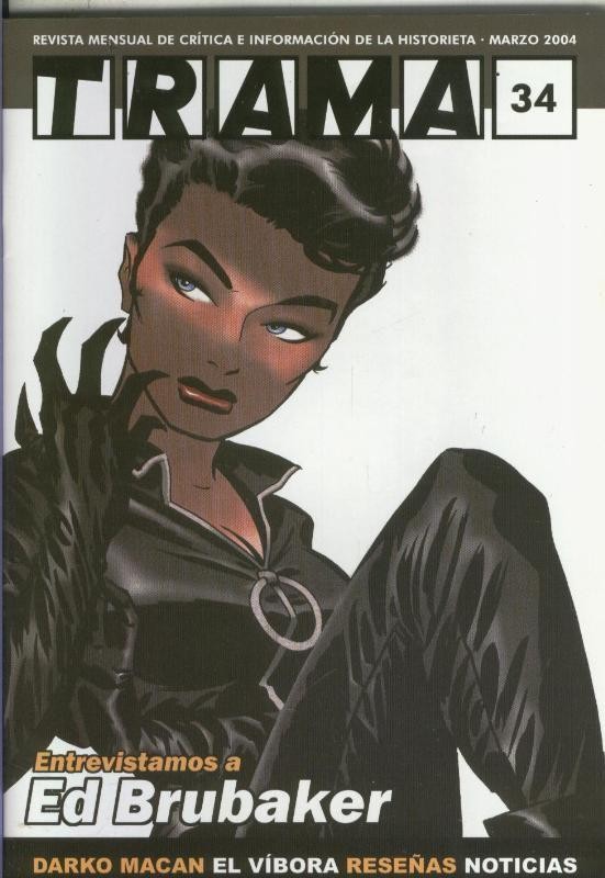 Trama revista mensual de comic numero 34