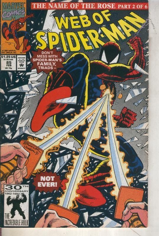 Wef of Spider-Man volumen 1 numero 085 (1992)