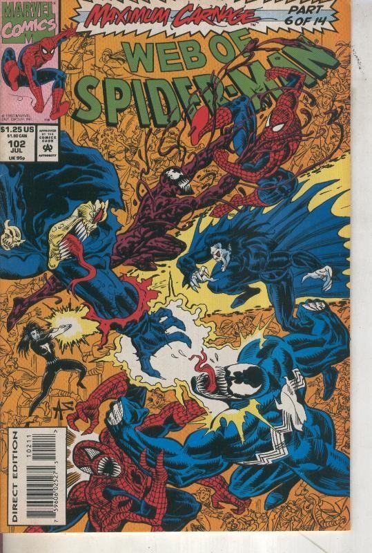 Wef of Spider-Man volumen 1 numero 102 (1993)