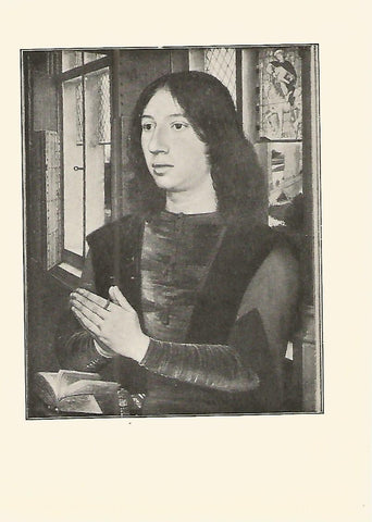 Lamina 494: MEMLING. Retrato de hombre