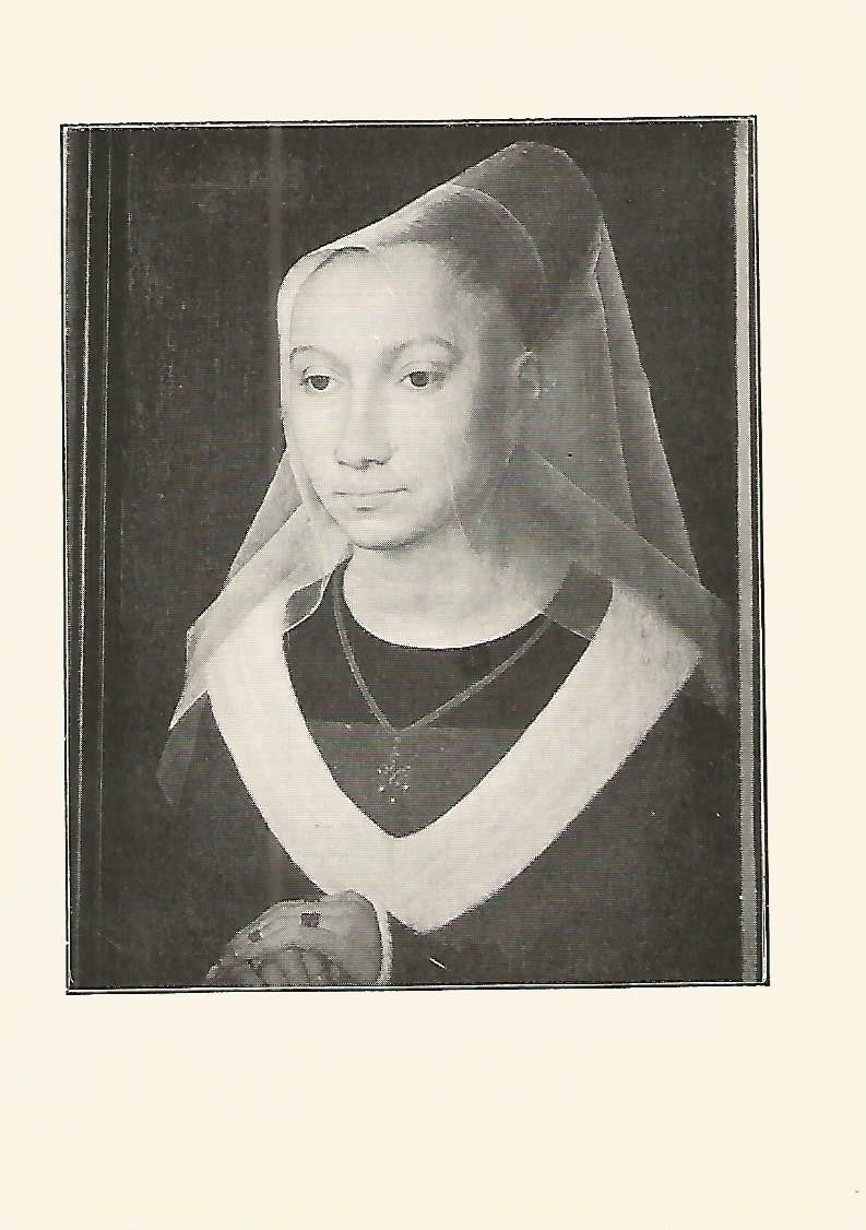 Lamina 495: MEMLING. Retrato de mujer