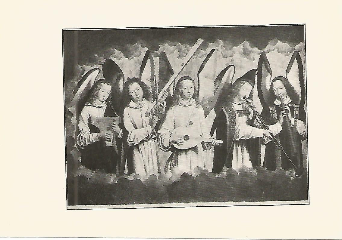 Lamina 496: MEMLING. Coro de angeles