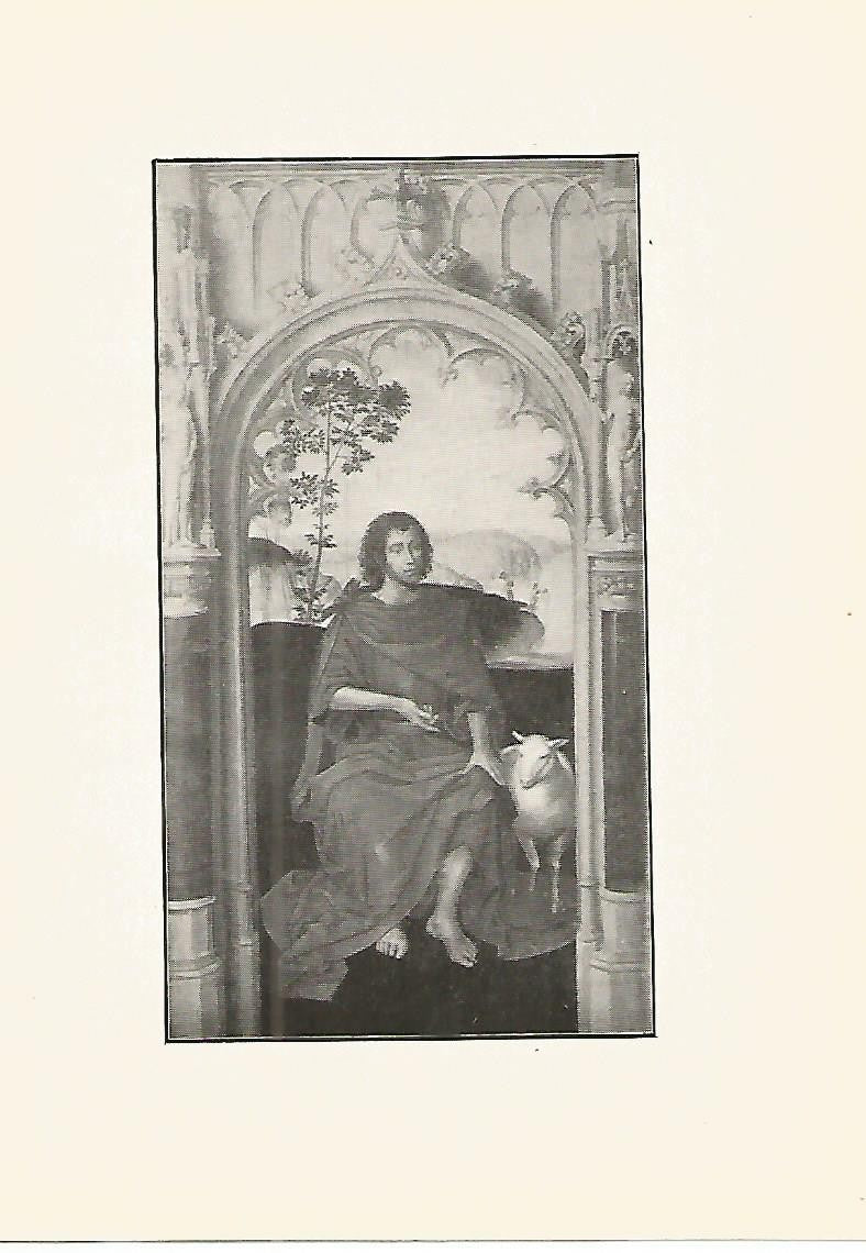 Lamina 500: MEMLING. San Juan Bautista
