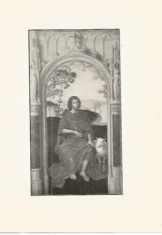 Lamina 500: MEMLING. San Juan Bautista