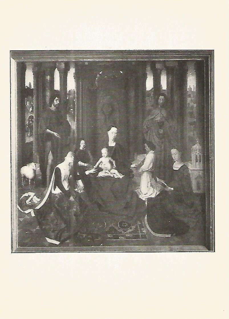 Lamina 502: MEMLING. Desposorios misticos de santa Catalina