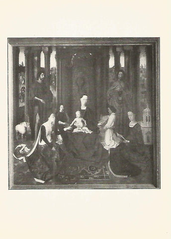 Lamina 502: MEMLING. Desposorios misticos de santa Catalina