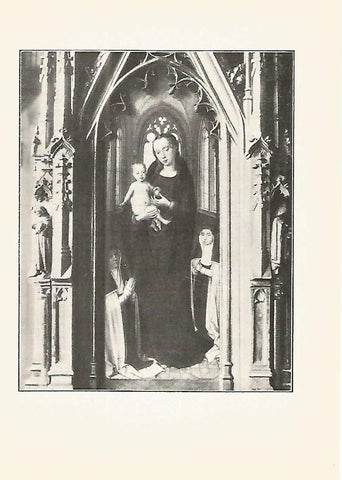 Lamina 505: MEMLING. Nuestra Señora con dos hermanas del hospital