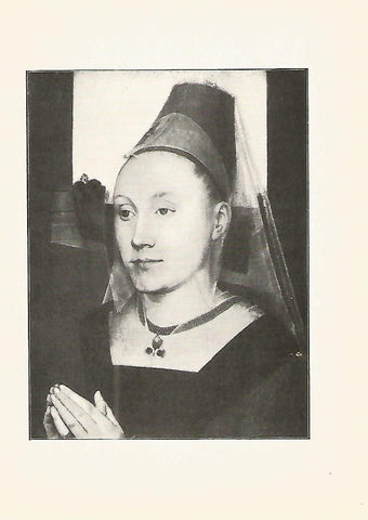Lamina 507: MEMLING.  Retrato de la esposa de G. Moreel