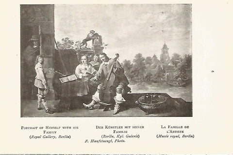 Lamina 525: TENIERS el Joven. Autorretrato con su familia