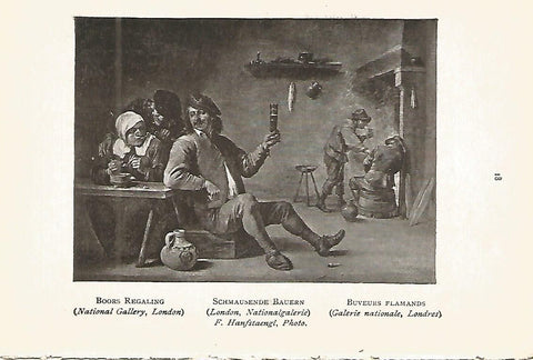 Lamina 531: TENIERS el Joven. Bebedores flamencos