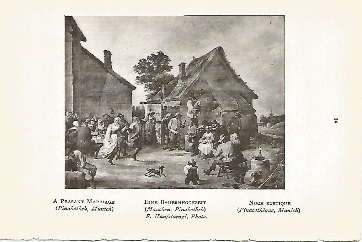 Lamina 539: TENIERS el Joven. Boda rural