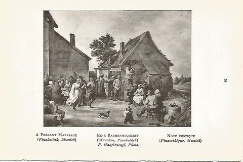 Lamina 539: TENIERS el Joven. Boda rural