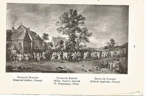 Lamina 542: TENIERS el Joven. Baile de campesinos