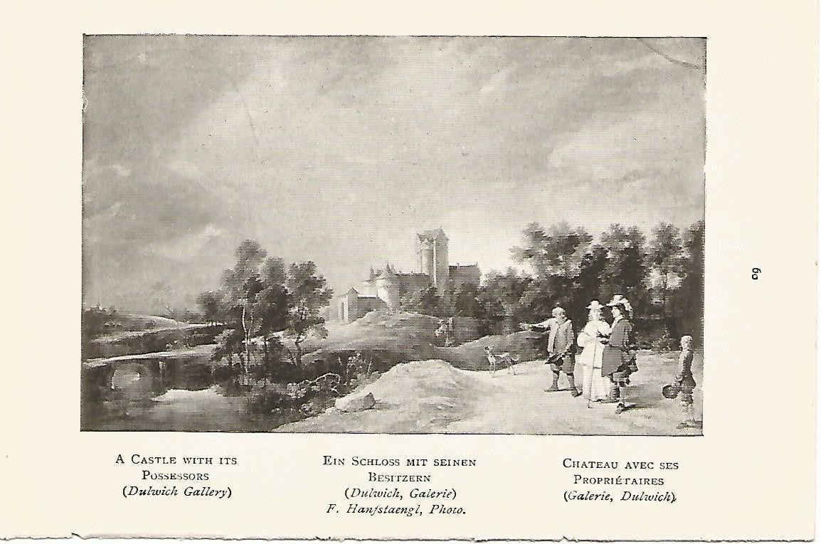 Lamina 549: TENIERS el Joven. El castillo con sus propietarios