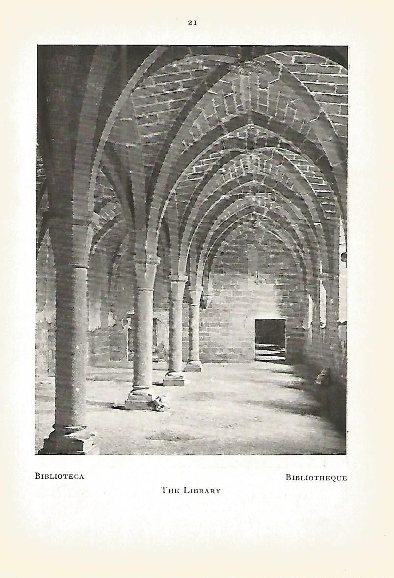 Lamina 556: MONASTERIO DE POBLET. Biblioteca