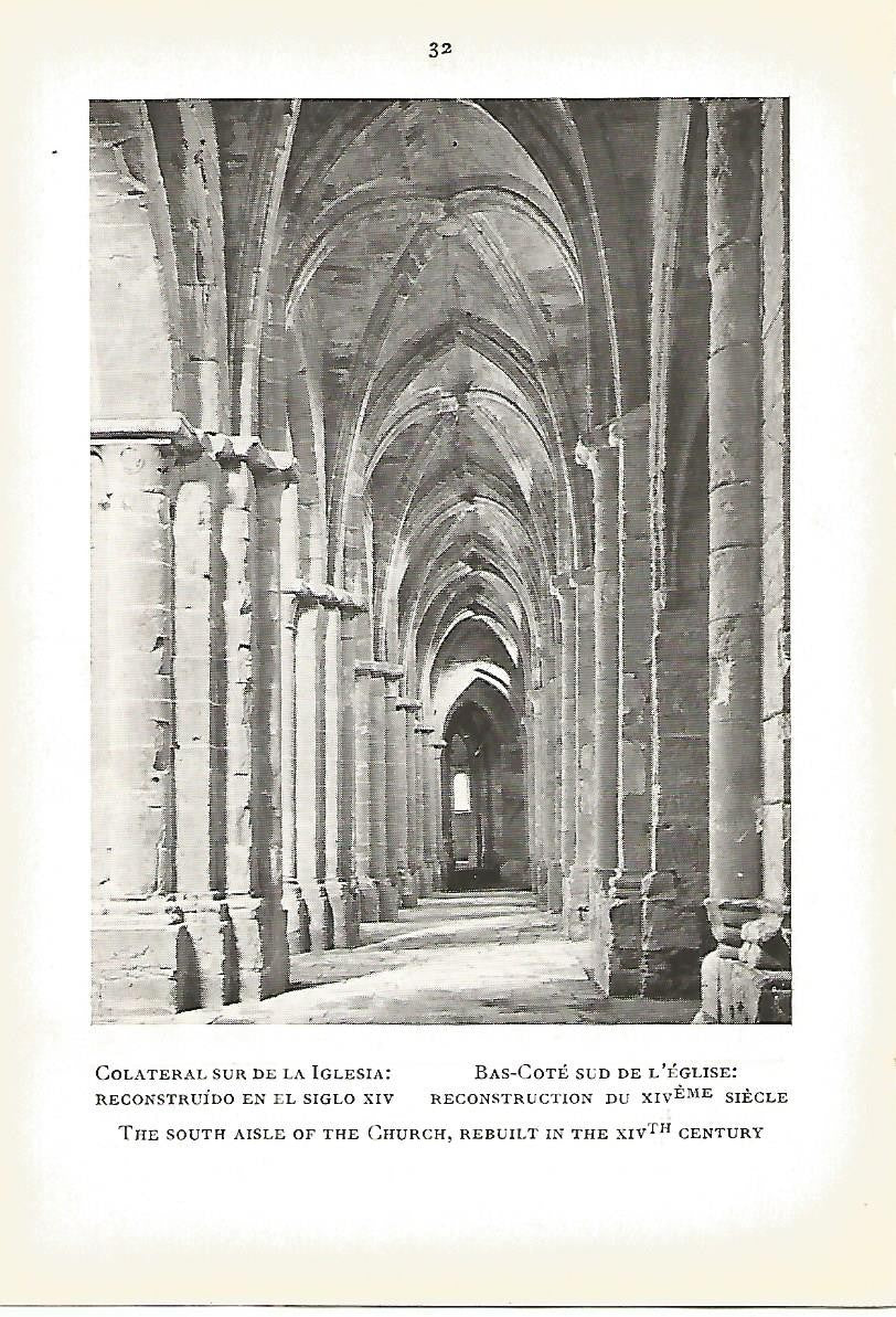 Lamina 561: MONASTERIO DE POBLET. Colateral sur de la iglesia