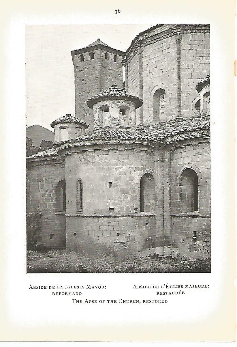 Lamina 563: MONASTERIO DE POBLET. Abside de la Iglesia Mayor