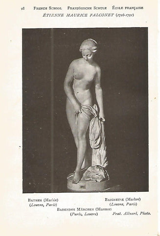 Lamina 582: ETIENNE M FALCONET. La bañista
